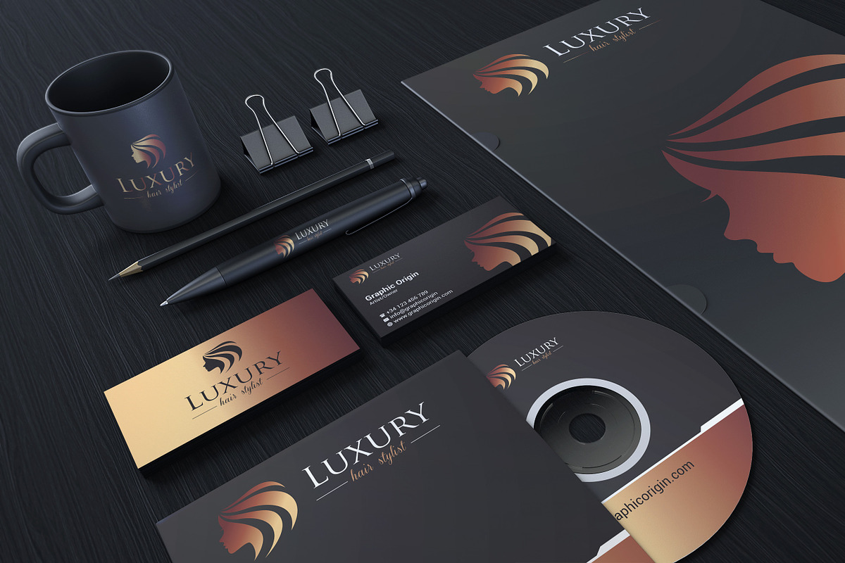 LUXURY Branding Identity, a Stationery Template by Graphic Origin (Photo 2 of 17)