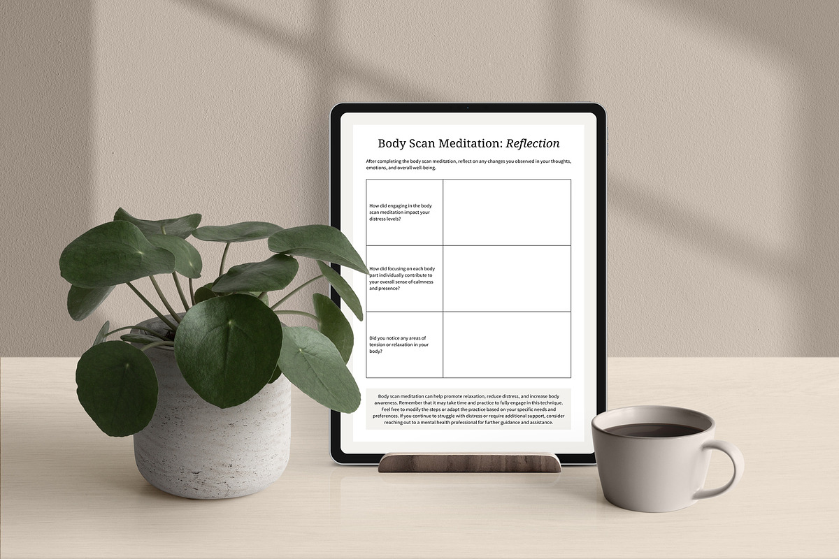 DBT Crisis Survival Canva Templates, a Templates & Theme by Miri Campbell (Photo 6 of 9)