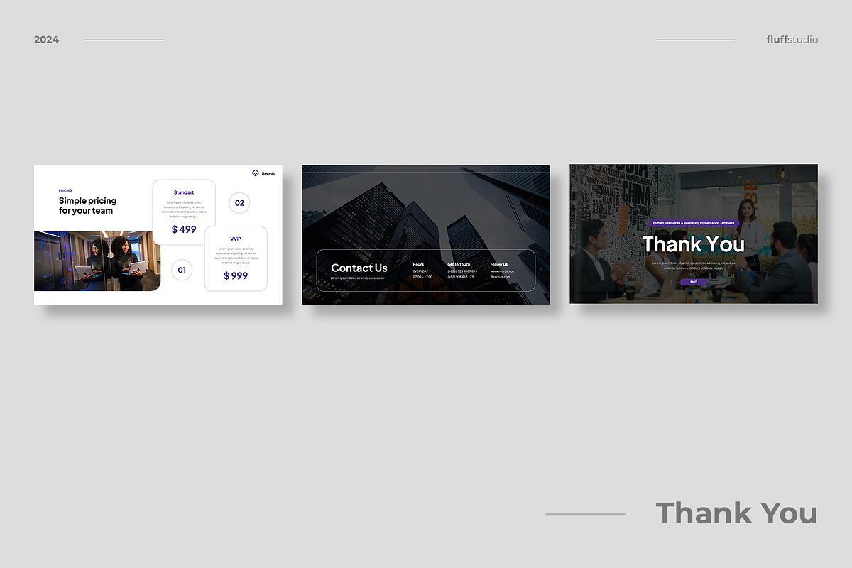 Human Resources Keynote Template, a Presentation Template by fluffstudio (Photo 5 of 5)