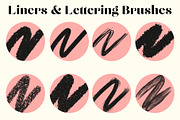 Procreate Floral Stamp Kit, a Brush Add-On by KJP Designs (Thumbnail 2 of 11)