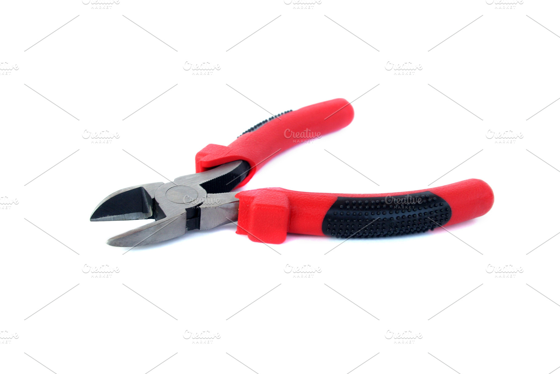 Isolated wire pliers, a Photo by saiko3p