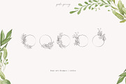 Line Art & Watercolour Greenery, an Illustration by January Bloom (Thumbnail 13 of 22)