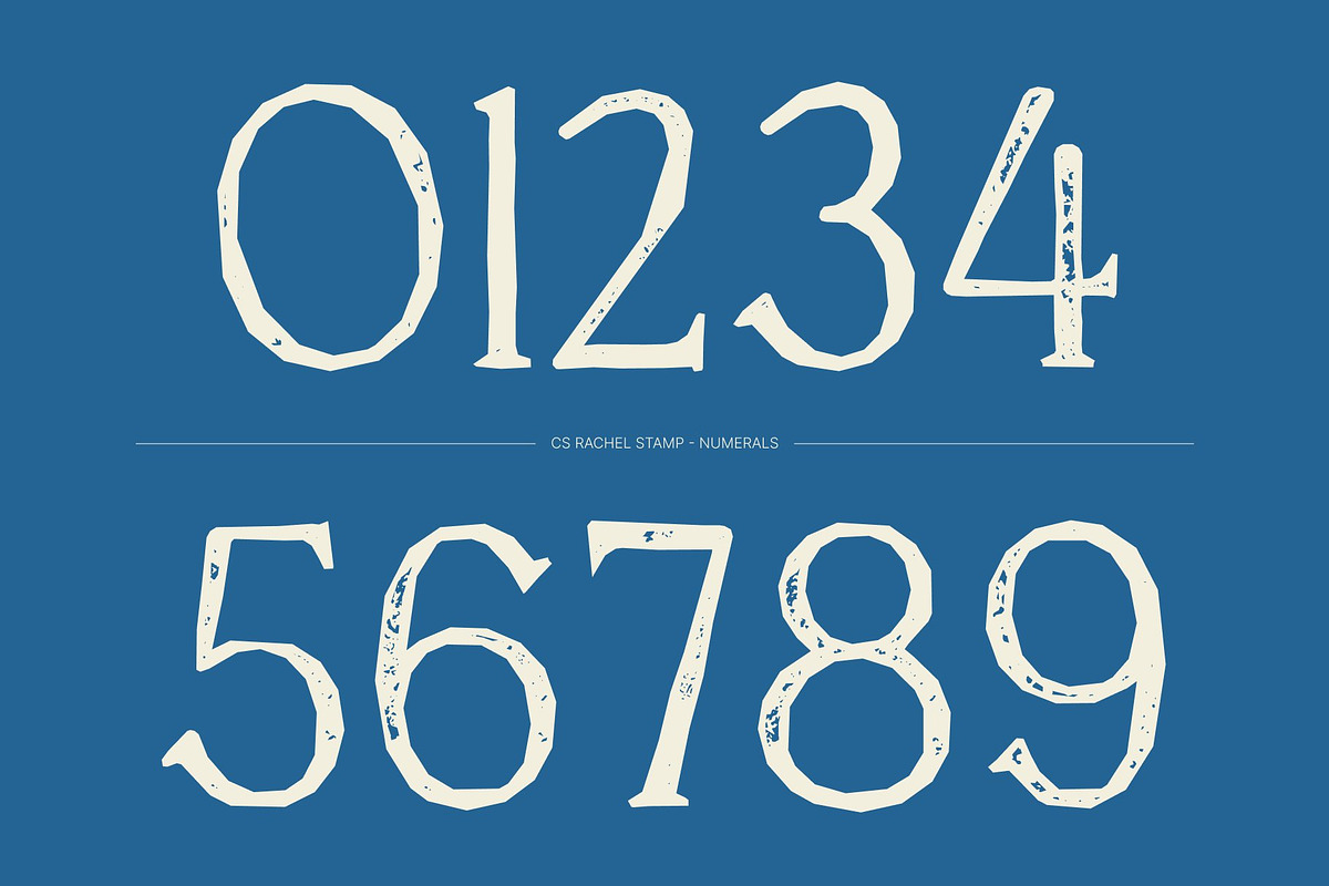 CS Rachel Stamp, a Serif Font by Craft Supply Co. (Photo 6 of 8)