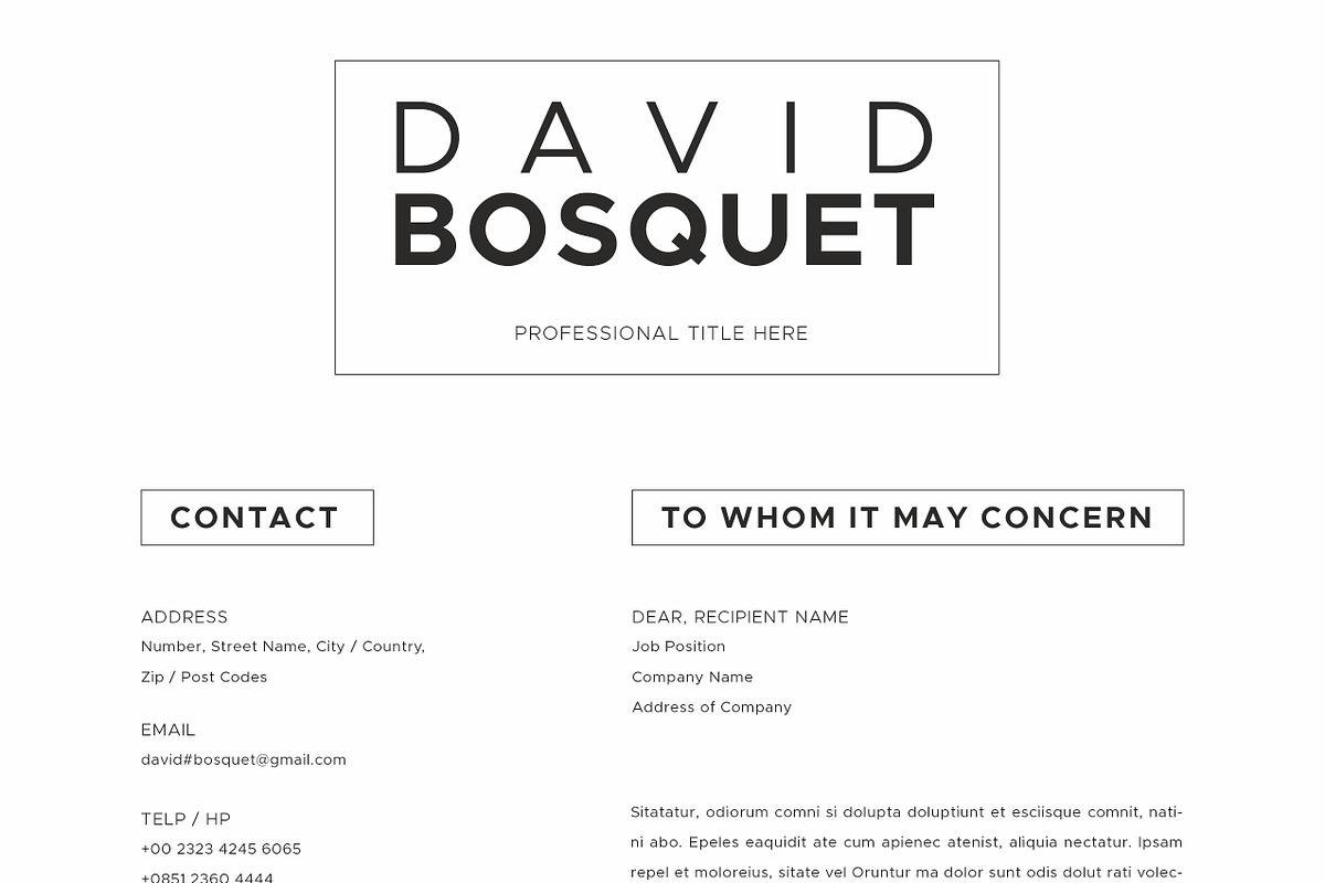 Resume / CV, a Resume Template by Peunayah (Photo 6 of 7)