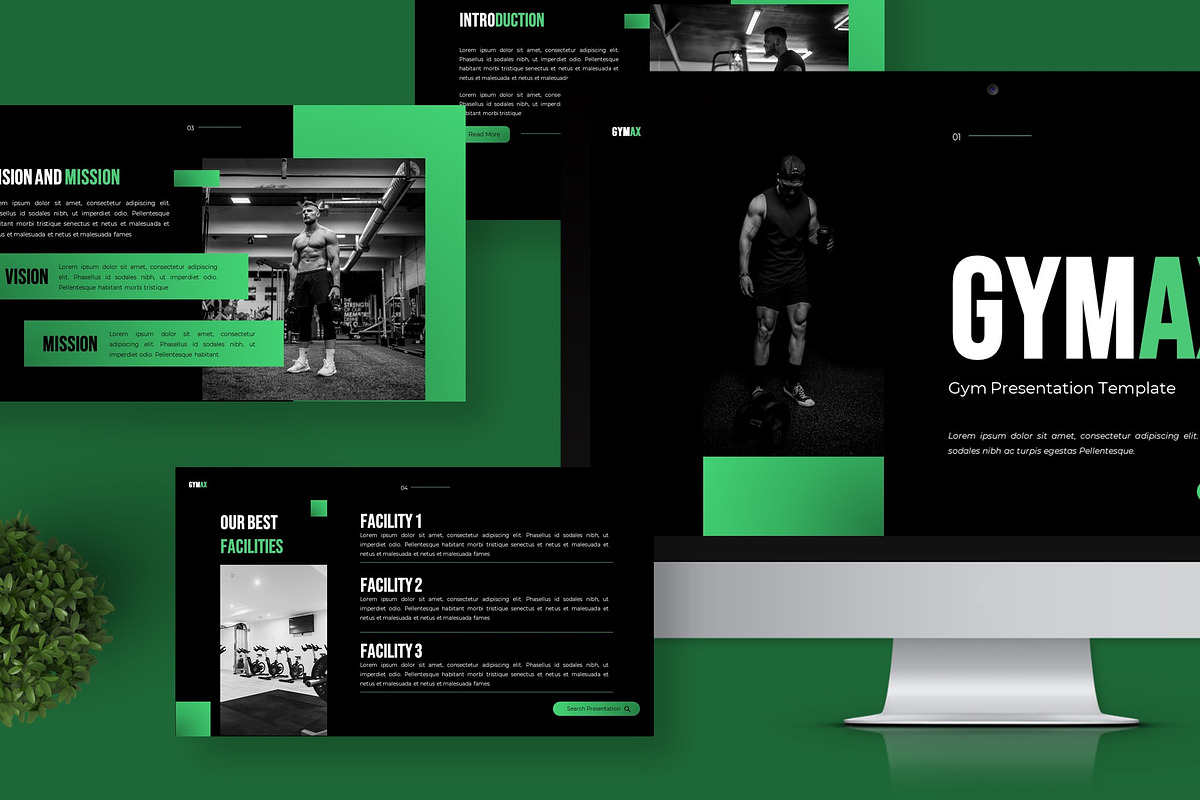 Gymax - Keynote Templates, a Presentation Template by Deepslide Studio (Photo 2 of 6)