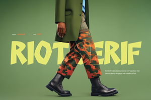Riot Serif Font