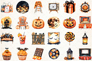 Halloween Movie Night Clipart Bundle, an Illustration by Libby Wishes (Thumbnail 2 of 7)