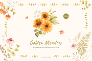 Golden Meadow. Watercolor Autumn Set, a Seasonal Illustration by Liliia Polos Illustration (Thumbnail 1 of 12)