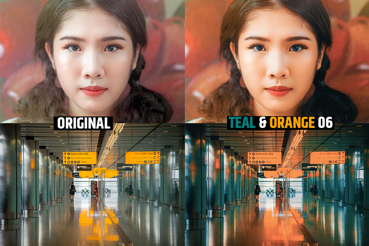 Orange & Teal 30 Cinematic FILM LUTS, a Plug-in Add-On by WeLovePresets (Photo 38 of 61)