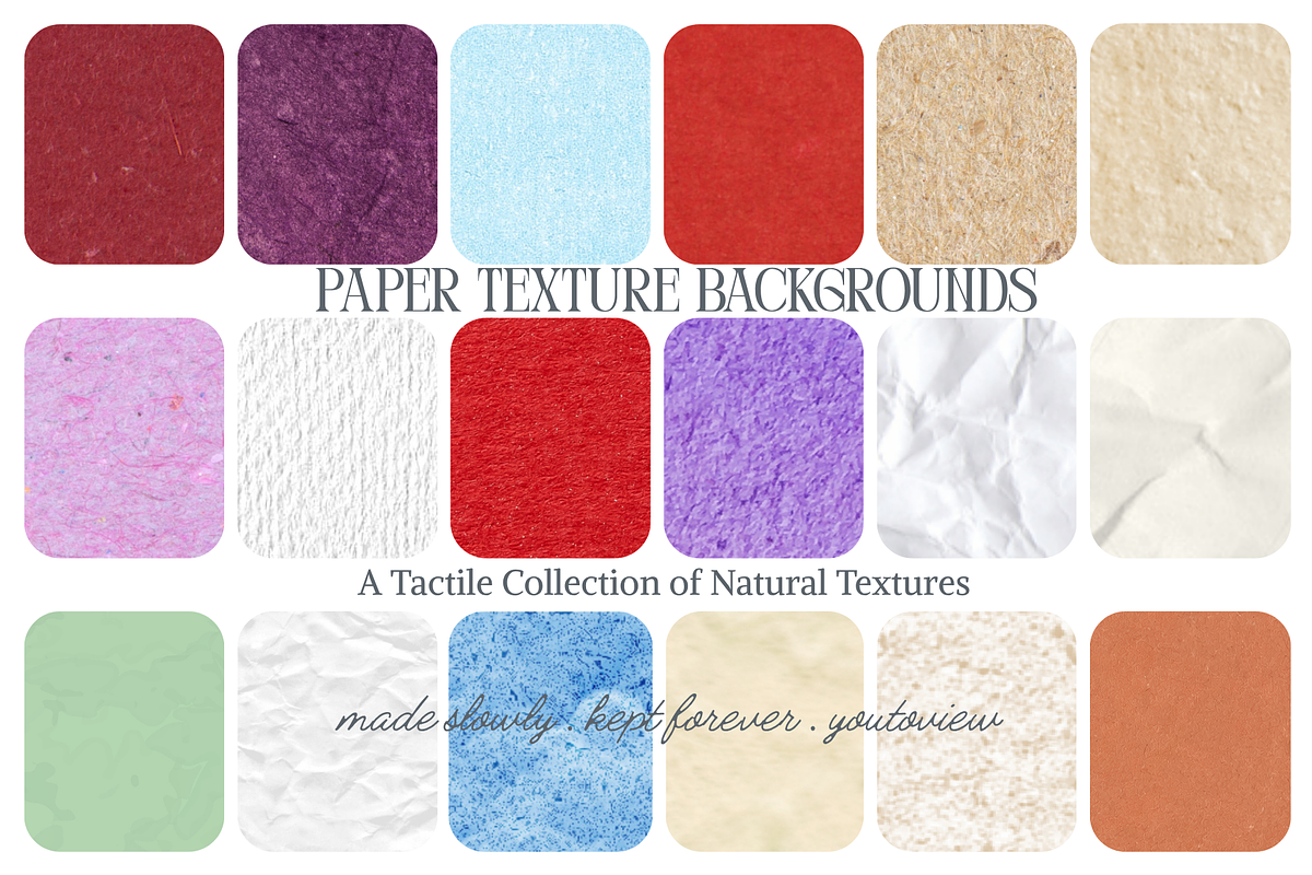 Paper Texture Backgrounds, a Background Graphic by youtoview (Photo 8 of 17)