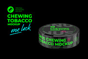 Snus Chewing Tobacco one lock 4 PSD, a Packaging Mockup by easymock 2 (Thumbnail 5 of 15)