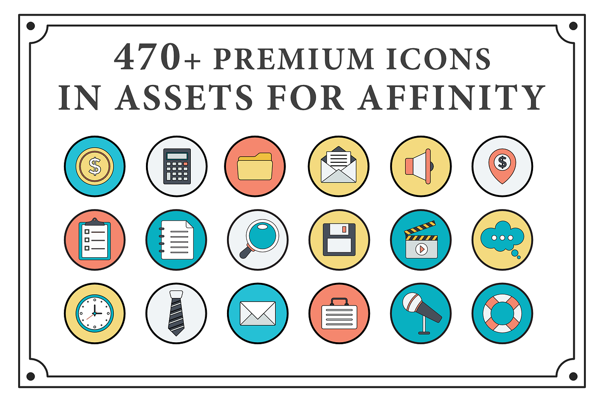 470+ Premium Icons For Affinity, an Icon by Design Art Studio (Photo 8 of 8)