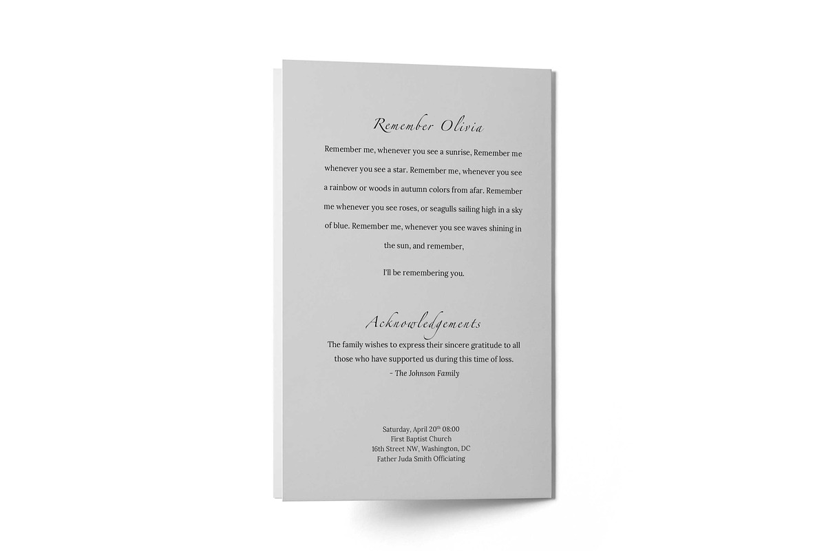 Funeral Flyer, a Brochure Template by inserenity (Photo 4 of 5)