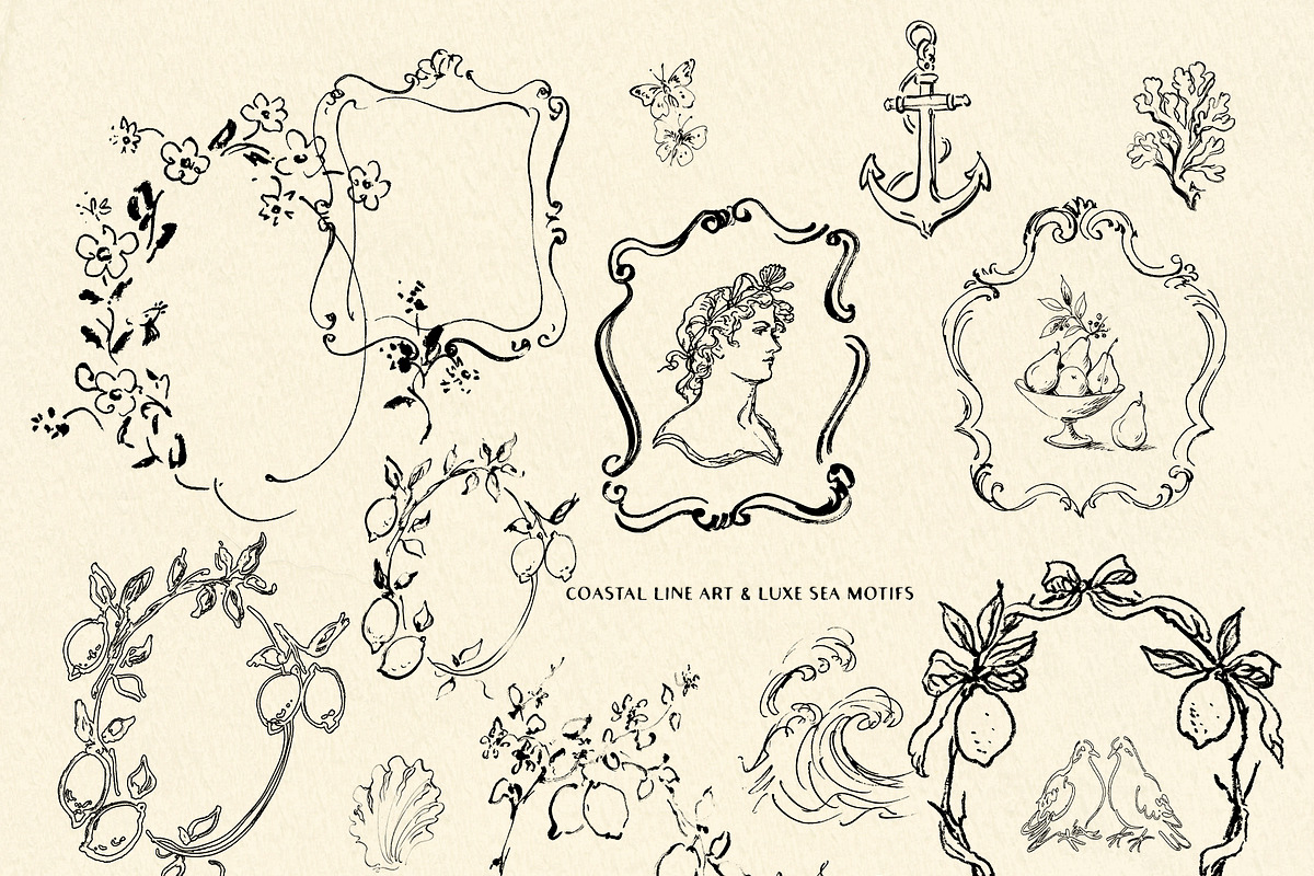 Raw Riviera: Coastal Line Art, an Object Illustration by Purple (Photo 14 of 16)