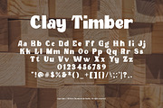 Clay Timber — Heavy Blocky Display, a Serif Font by Claymoon Lab (Thumbnail 2 of 7)