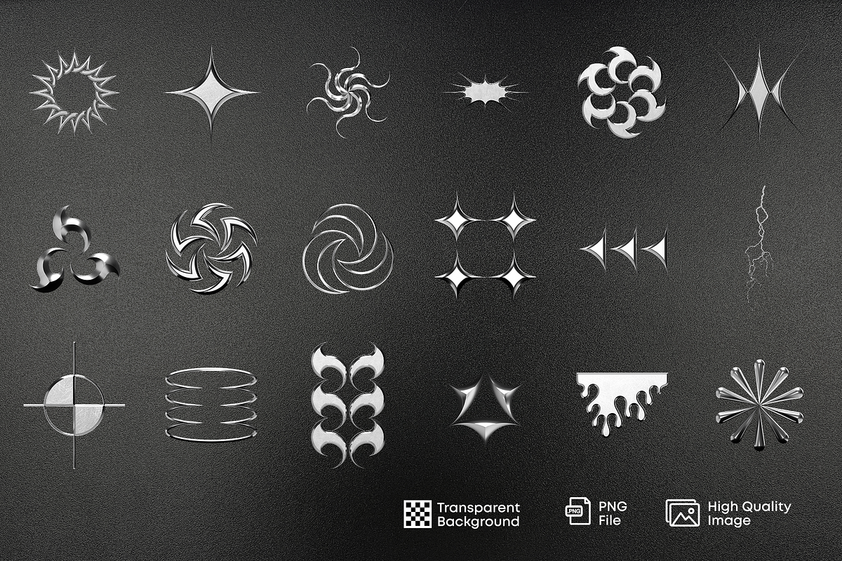 Chrome Shapes Images