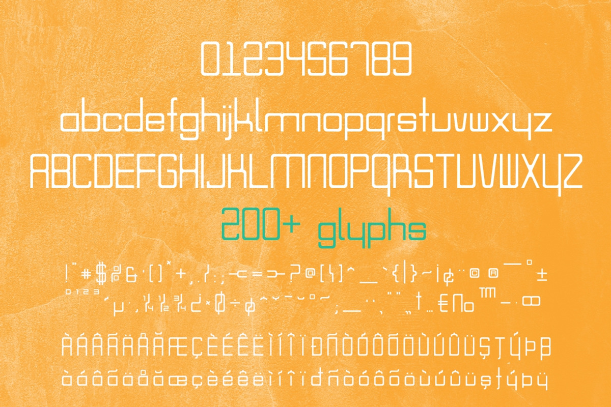Designer Typeface preview 4