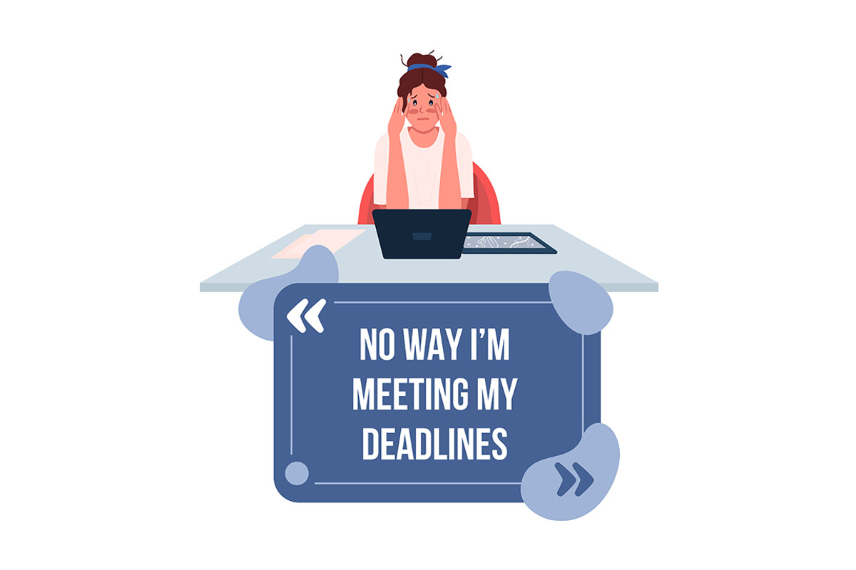 Anxiety from job vector cards, a Card Template by IMG visuals characters (Photo 2 of 5)