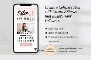 Instagram Stories For Canva Blush