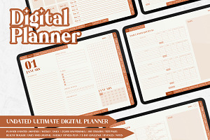 Digital Planner With Stickers,Covers