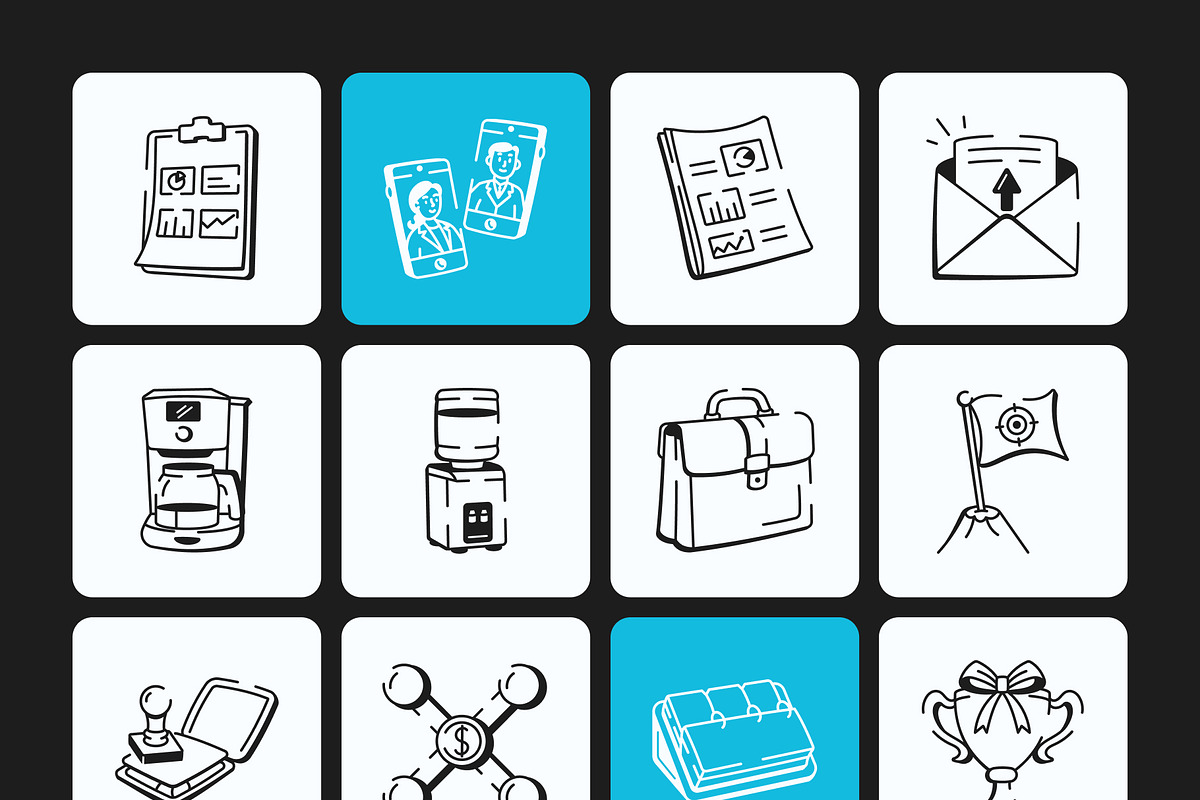 Corporate Doodle Art, an Outline Icon by Vectors Market (Photo 7 of 8)