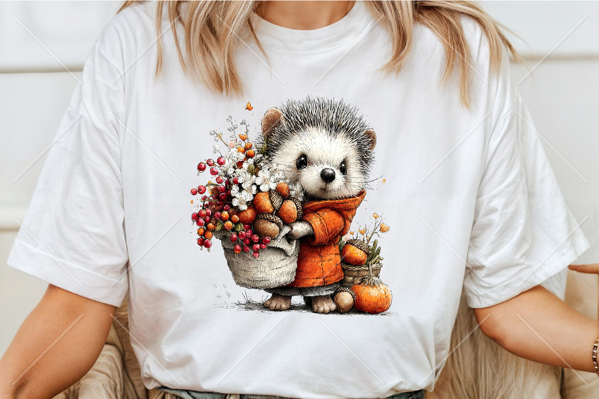 Whimsical Woodland Fall Animals PNG, a Seasonal Illustration by Canvas Craft (Photo 6 of 10)