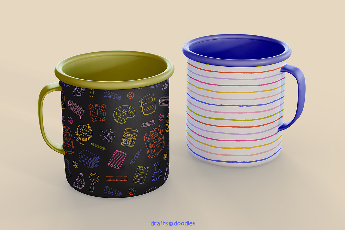 Back to School Clipart and Patterns, an Education Illustration by Drafts n Doodles (Photo 11 of 14)