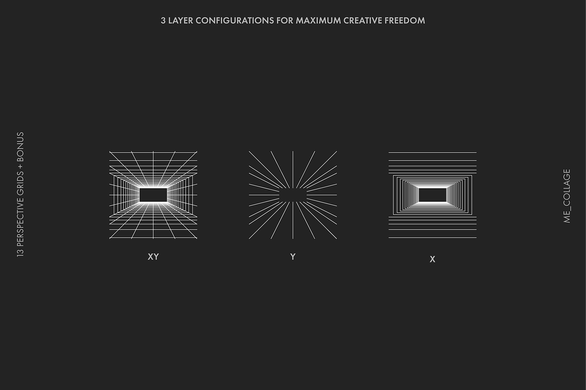 Vector Perspective Grids, an Object Graphic by ME_COLLAGE (Photo 3 of 14)