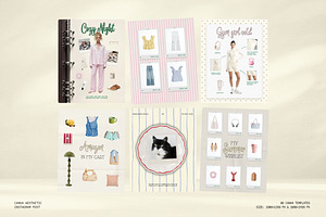 Aesthetic Digital Diary Canva Kit