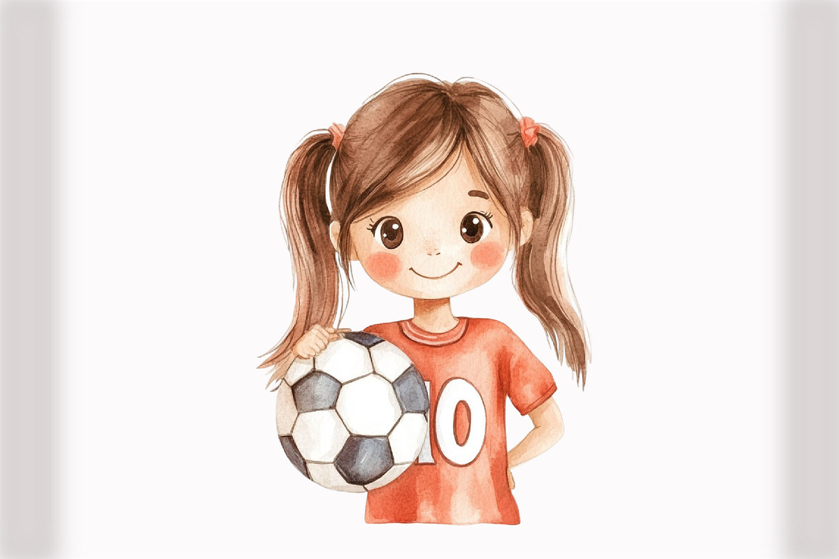 Cute Soccer Clipart, an Illustration by Design Market (Photo 5 of 5)