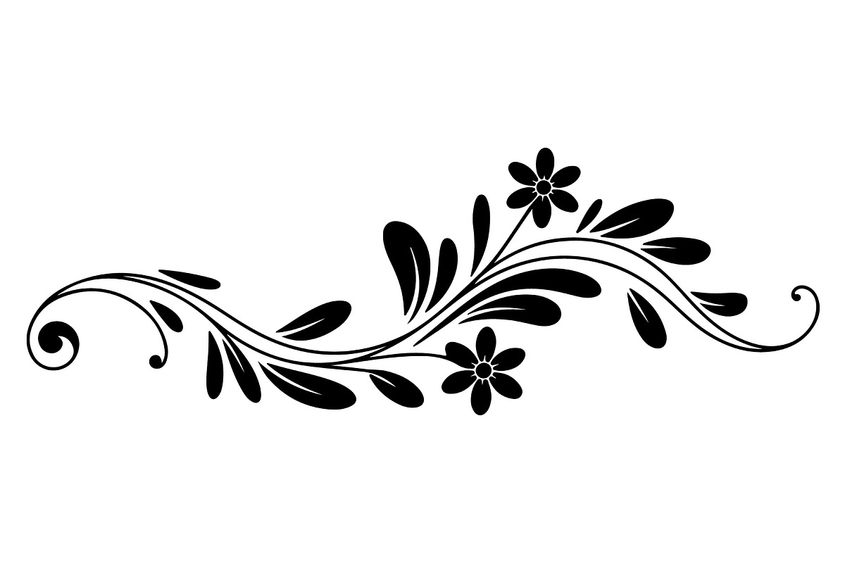 Ornamental Floral Silhouette, a Decorative Illustration by himelgfx (Photo 13 of 18)