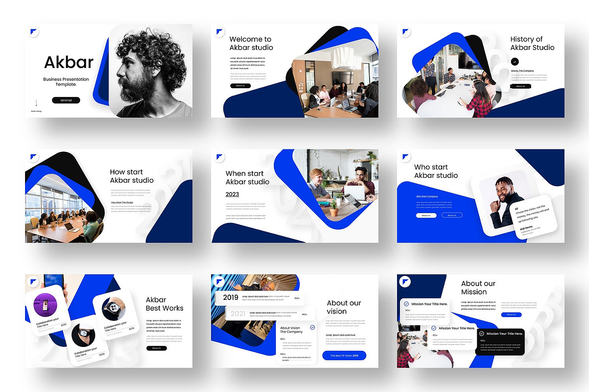 Akbar – Business Keynote Template, a Presentation Template by Dens Creative Studio (Photo 2 of 6)