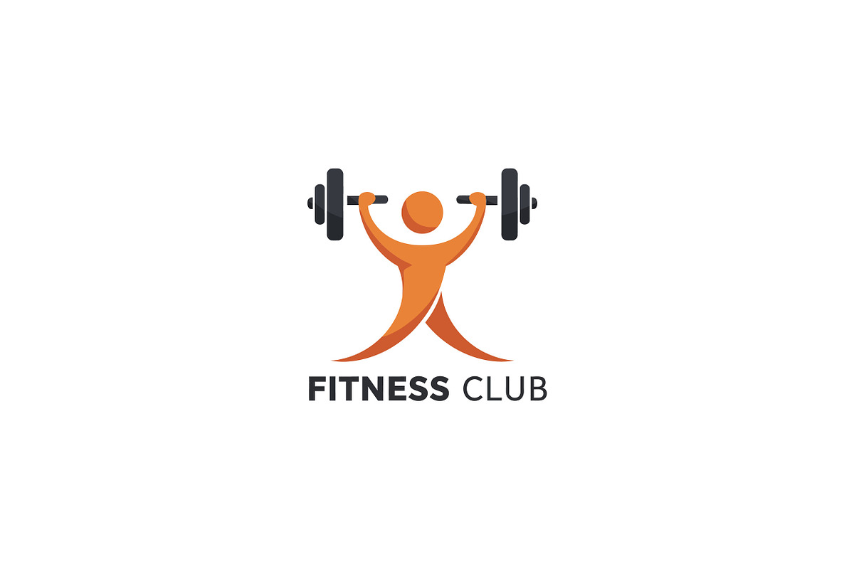 Strong individual lifting weights in, an Illustration by designvectx