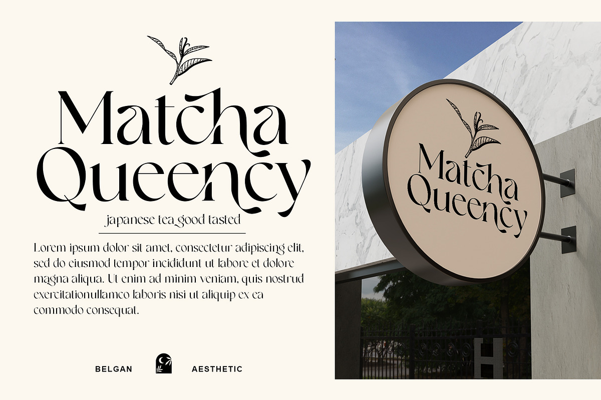 Belgan Aesthetic, a Serif Font by INKSUN™ (Photo 6 of 16)