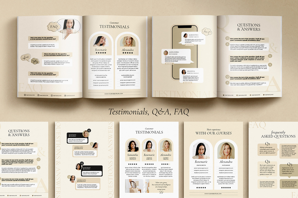 eBook for Coach / CANVA, INDD / Mona, a Magazine Template by Mirazz (Photo 15 of 21)