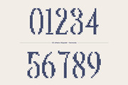 CS Athens Stitched, a Sans Serif Font by Craft Supply Co. (Thumbnail 4 of 8)