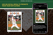 2000's Pro Baseball Card Templates, a Card Template by Chris Weibring (Thumbnail 10 of 12)