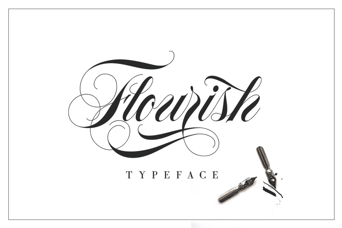 Flourish Typeface