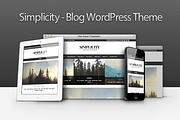 Simplicity - Clean Blog WP Theme, a WordPress Template by inditheme (Thumbnail 1 of 4)