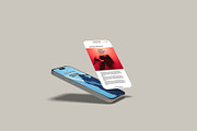 Phone Screen Mock-up, an iPhone Mockup by Lxadesign (Thumbnail 9 of 11)