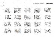 Hand-Drawn Interior Design Sketches, an Architecture Photo by Lumeno (Thumbnail 2 of 5)