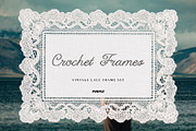 Crochet Frames: Vintage Lace Set, an Object Graphic by Purple (Thumbnail 14 of 14)