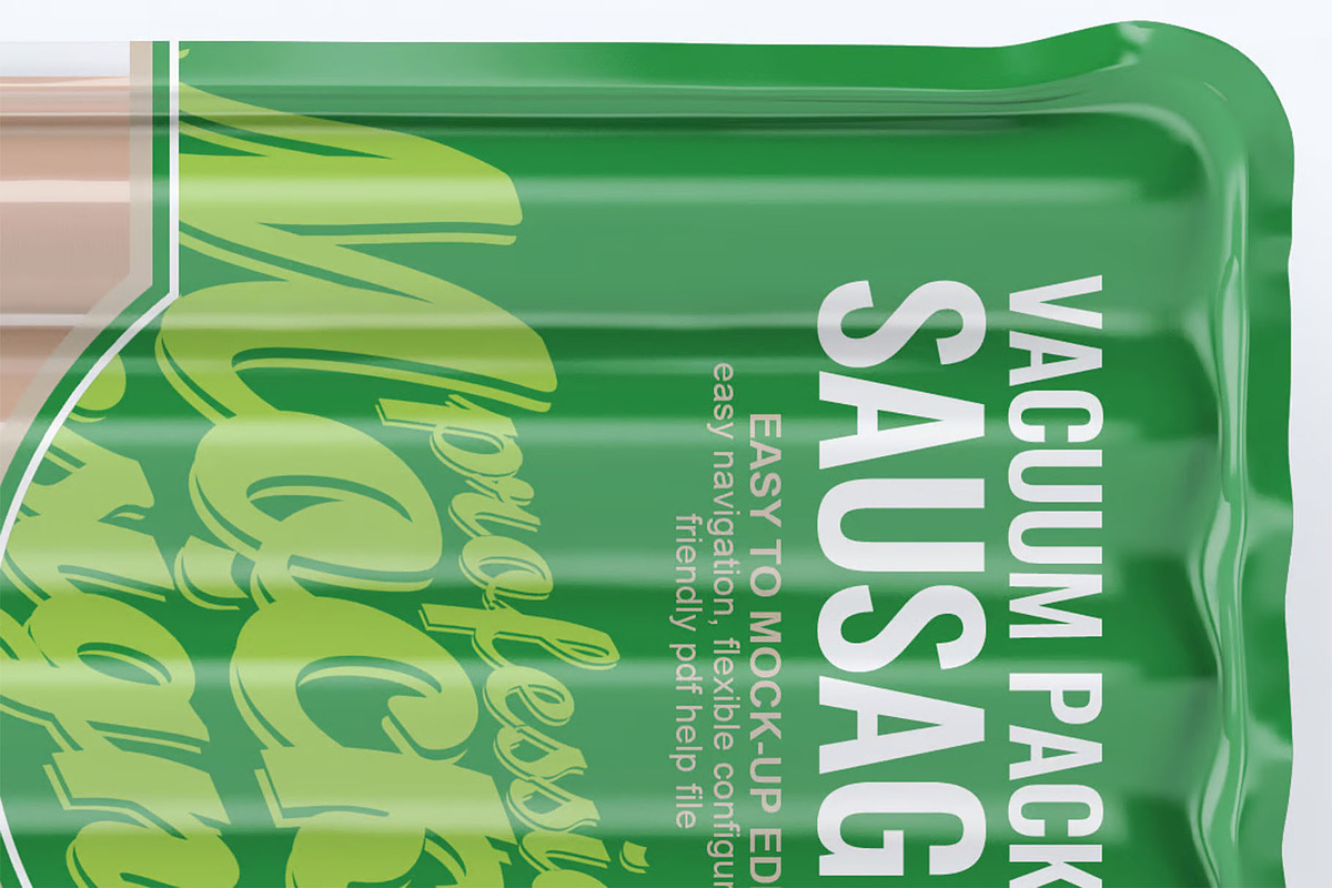 Vacuum Package Sausages Mock-Up, a Product Mockup by DesignRushMarket (Photo 7 of 8)