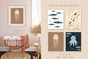 Sea animals collection, an Animal Illustration by JulzaArt (Thumbnail 5 of 10)