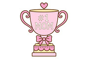 Best Mom Award SVG, an Object Graphic by Creative Art (Thumbnail 1 of 6)
