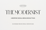 Modernist Social Media Template, a Device Mockup by Le Maison Bohem (Thumbnail 4 of 11)
