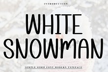 White Snowman
