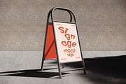 Signage Mockup Set, an Advertising Mockup by Mirachma Project (Thumbnail 8 of 11)