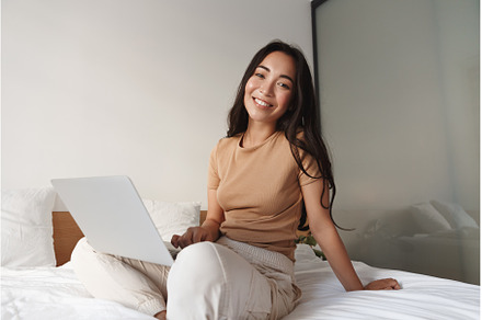Carefree attractive asian girl, a Person Photo by ringsaroundme