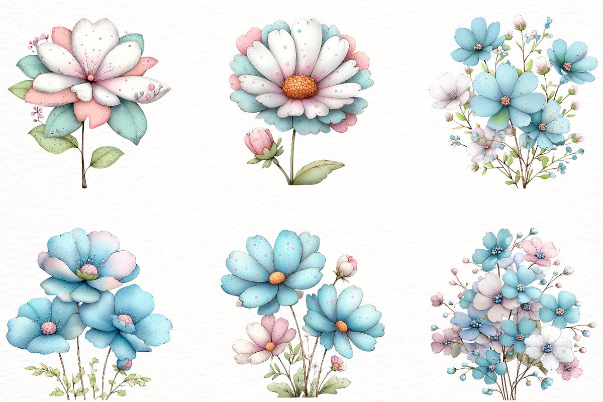 Spring wildflower clipart, an Illustration by Designworld (Photo 4 of 8)